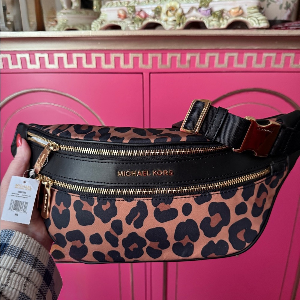 Michael Kors Leopard Crossbody/Waist Bag